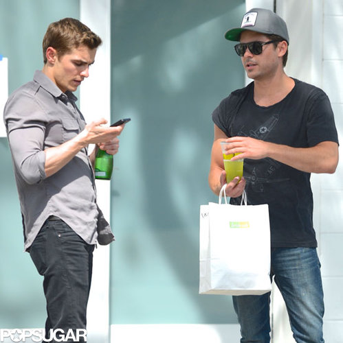 Zac Efron and Dave Franco hung out on their Townies set in LA.
Zac Efron and Dave Franco hung out on their Townies set in LA.