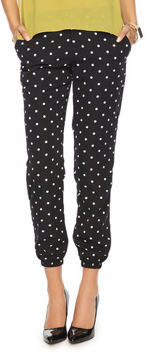 FOREVER 21 Polka Dot Joggers