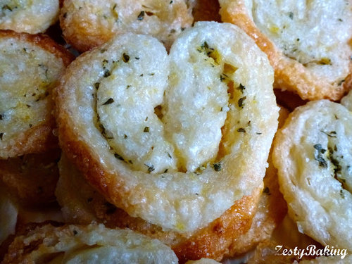 Lemon & Thyme Palmiers | ZestyBaking