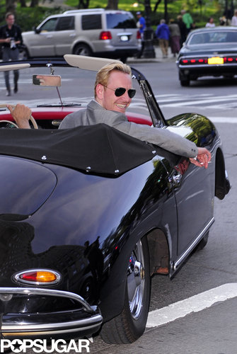 Michael Fassbender literally enjoyed the ride en route to the May 2011 premiere of X-Men: First Class.
Michael Fassbender literally enjoyed the ride en route to the May 2011 premiere of X-Men: First Class.