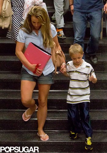 Britney and Her Boys Return to LA Following Family Fun in Louisiana Britney and Her Boys Return to LA Following Family Fun in Louisiana