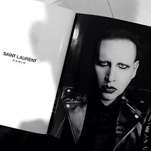 Marilyn Manson is the New Face of Saint Laurent