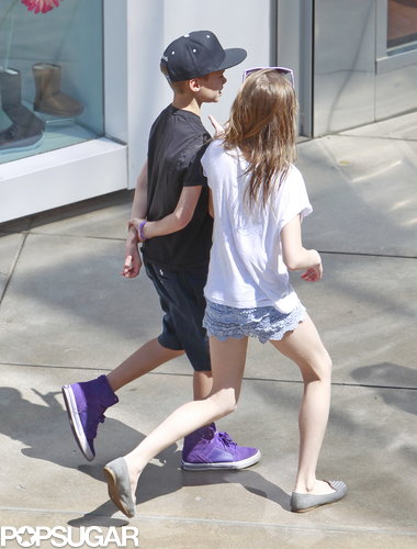 David Beckham Gets a Big Start as Romeo Hangs With the Ladies in LA David Beckham Gets a Big Start as Romeo Hangs With the Ladies in LA