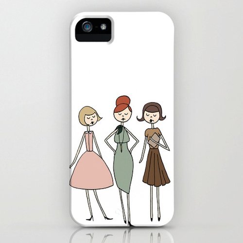 Caricatures of the lovely ladies of Mad Men grace this Betty, Joan, and Peggy iPhone case ($35).
Caricatures of the lovely ladies of Mad Men grace this Betty, Joan, and Peggy iPhone case ($35).