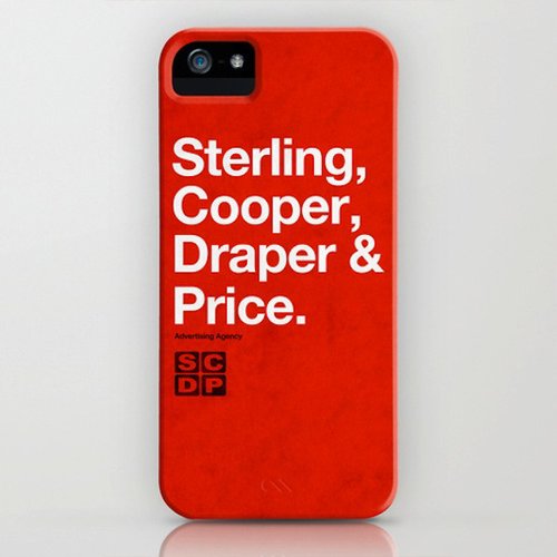 Pay homage to the ad agency that has brought you countless hours of entertainment with this Sterling Cooper Draper Price iPhone Case ($35).
Pay homage to the ad agency that has brought you countless hours of entertainment with this Sterling Cooper Draper Price iPhone Case ($35).
