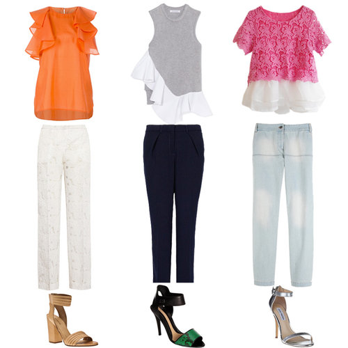 How to Wear the Ruffles Trend 2013
