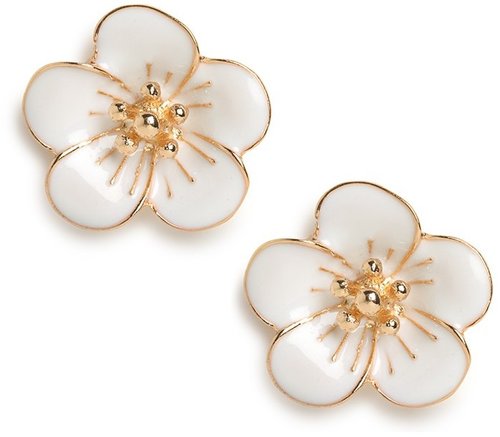 White Bloom Studs