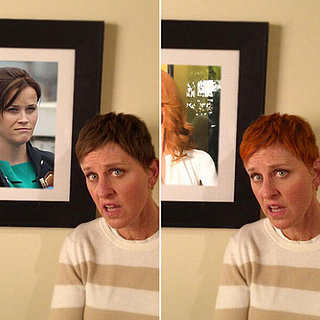 Ellen DeGeneres Dyes Her Hair Brown and Red