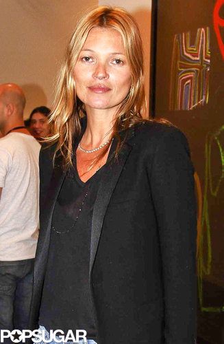 Kate Moss looked flawless without makeup in Brazil.
Kate Moss looked flawless without makeup in Brazil.