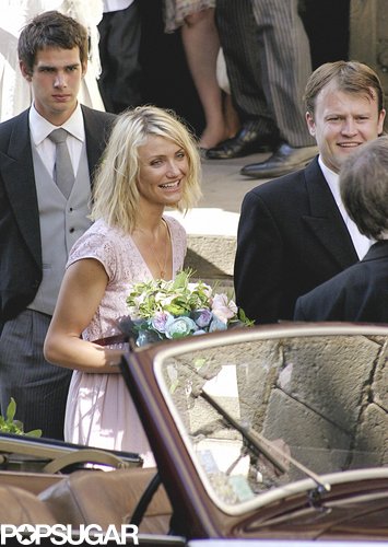 Cameron Diaz traveled to the South of France to be a bridesmaid for a friend's wedding in July 2006.
Cameron Diaz traveled to the South of France to be a bridesmaid for a friend's wedding in July 2006.