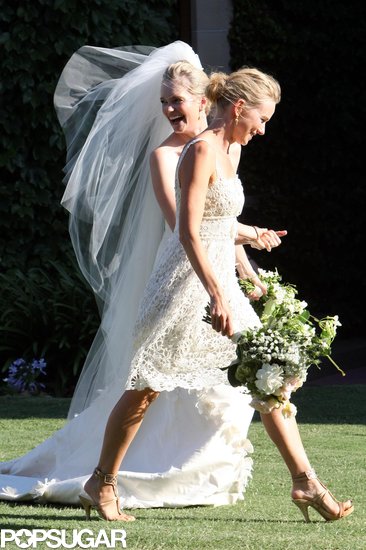 Naomi Watts carried a bouquet alongside the bride, Emma Cooper, at the December 2010 nuptials in Sydney, Australia.
Naomi Watts carried a bouquet alongside the bride, Emma Cooper, at the December 2010 nuptials in Sydney, Australia.