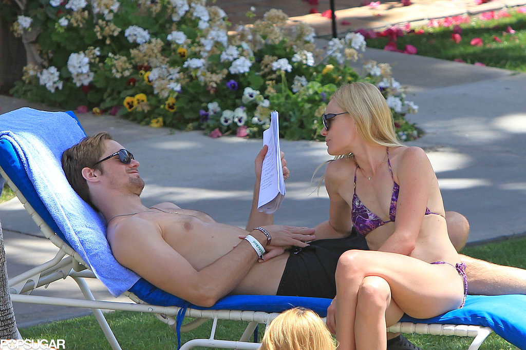 Kate Bosworth lounged in a bikini with boyfriend Alexander Skarsgard in 2010.
Kate Bosworth lounged in a bikini with boyfriend Alexander Skarsgard in 2010.