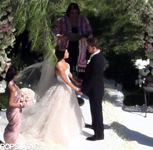 Channing Tatum and Jenna Dewan held their July 2009 Malibu wedding outdoors.
Channing Tatum and Jenna Dewan held their July 2009 Malibu wedding outdoors.