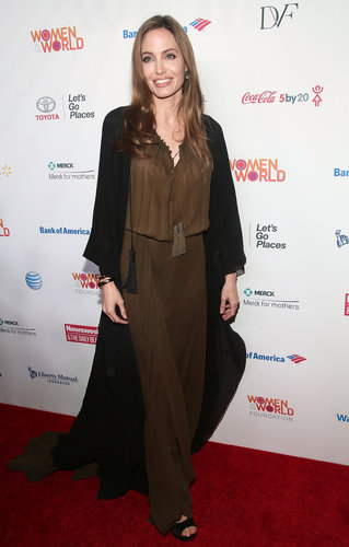 Angelina Jolie Pays Tribute to Pakistani Schoolgirl at the Women in the World Summit Angelina Jolie Pays Tribute to Pakistani Schoolgirl at the Women in the World Summit