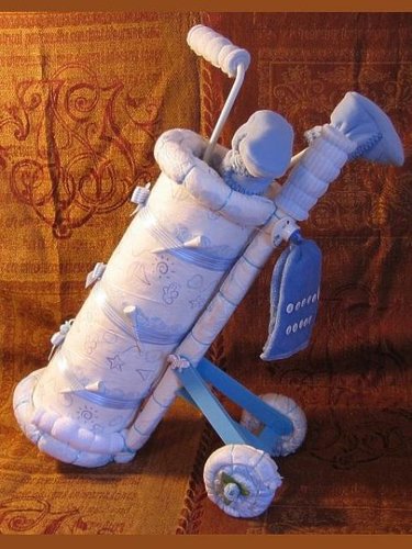 Golf Clubs Diaper Cake Golf Clubs Diaper Cake