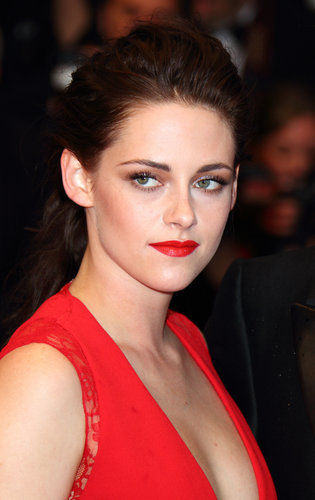 For the premiere of boyfriend Robert Pattinson's film Cosmopolis in 2012, Kristen turned up the sex appeal with a tousled updo, shimmering eyes, and a smoldering red lip.
For the premiere of boyfriend Robert Pattinson's film Cosmopolis in 2012, Kristen turned up the sex appeal with a tousled updo, shimmering eyes, and a smoldering red lip.