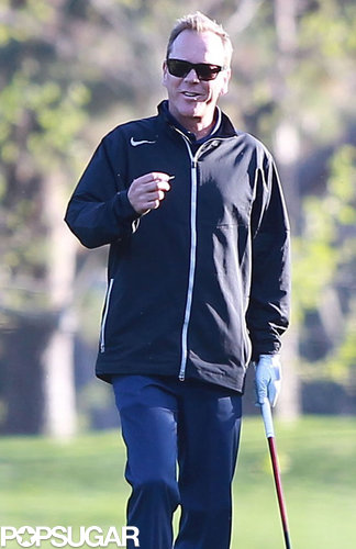 Kiefer Sutherland golfed with Justin Timberlake in Toluca Lake.
Kiefer Sutherland golfed with Justin Timberlake in Toluca Lake.