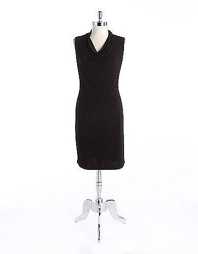CALVIN KLEIN Sleeveless Cowlneck Dress