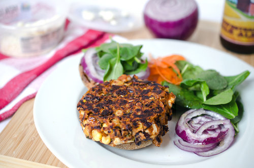 Feta and Black Bean Burgers