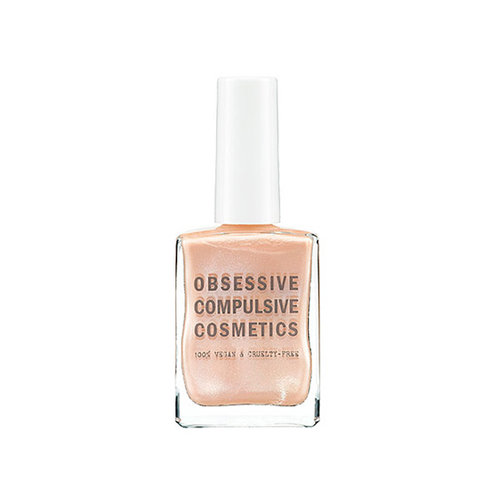 The sheer beige tint of Obsessive Compulsive Cosmetics Nail Lacquer in Kava Kava ($10) has a nice pearlescent sheen to it for a dressier nude nail.
The sheer beige tint of Obsessive Compulsive Cosmetics Nail Lacquer in Kava Kava ($10) has a nice pearlescent sheen to it for a dressier nude nail.