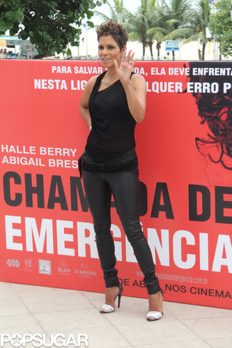 Pregnant Halle Berry Continues Her Press Push in Brazil Pregnant Halle Berry Continues Her Press Push in Brazil