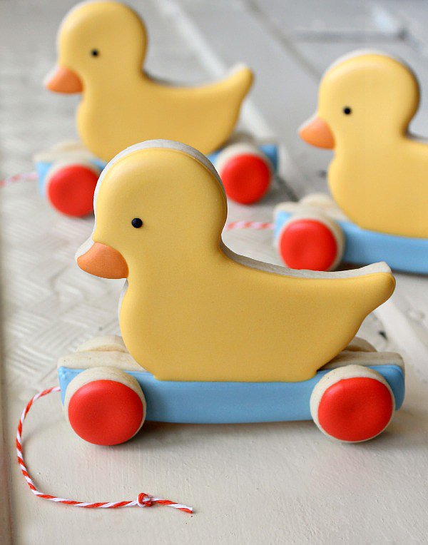 Vintage Duck Toy Cookies Vintage Duck Toy Cookies