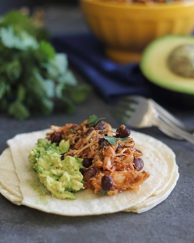 4-Ingredient Slow Cooker Pulled Chicken