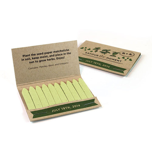 Herb Matchstick Favors Herb Matchstick Favors