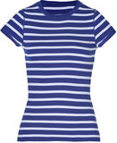 Ralph Lauren Black Striped Cotton Agness T-Shirt in Royal/White