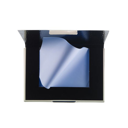 Whip out your Blot Film by MAC Cosmetics ($16) when you want a matte finish without the powder.
Whip out your Blot Film by MAC Cosmetics ($16) when you want a matte finish without the powder.