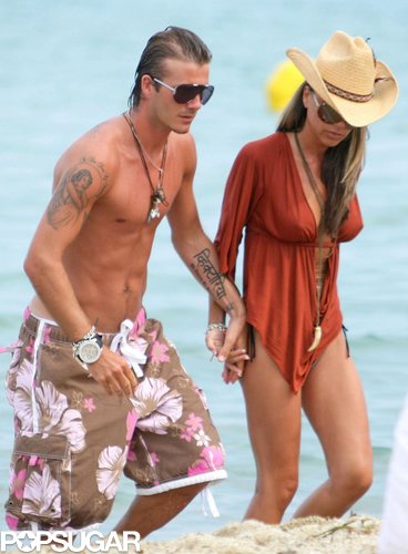 Victoria and David Beckham had a St.-Tropez vacation together in June 2005.
Victoria and David Beckham had a St.-Tropez vacation together in June 2005.
