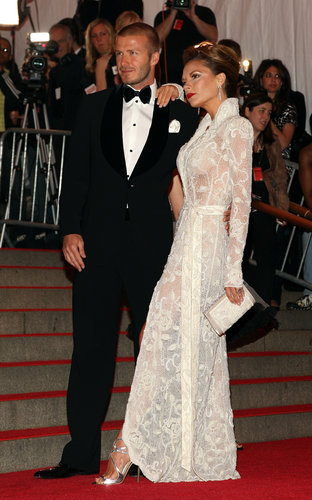 David and Victoria Beckham looked fierce at the 2008 Costume Institute Gala in NYC.
David and Victoria Beckham looked fierce at the 2008 Costume Institute Gala in NYC.