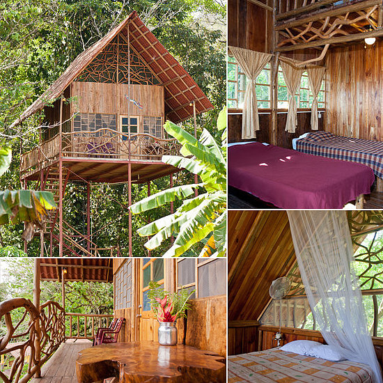 For a tropical escape, try Costa Rica's rainforest tree house. Not only do guests get 24-hour access to the local hot springs, but there's also a gorgeous wrap-around balcony with handcrafted furniture, three beds, a kitchen, a bathroom, and even WiFi.
For a tropical escape, try Costa Rica's rainforest tree house. Not only do guests get 24-hour access to the local hot springs, but there's also a gorgeous wrap-around balcony with handcrafted furniture, three beds, a kitchen, a bathroom, and even WiFi.