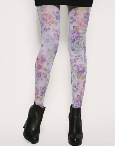 floral tights