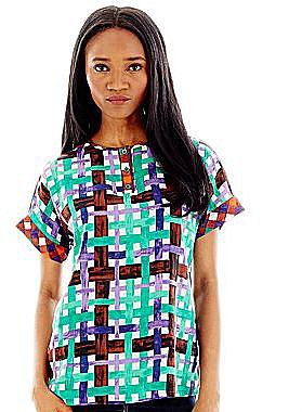 Duro Olowu for jcp T-Shirt Blouse