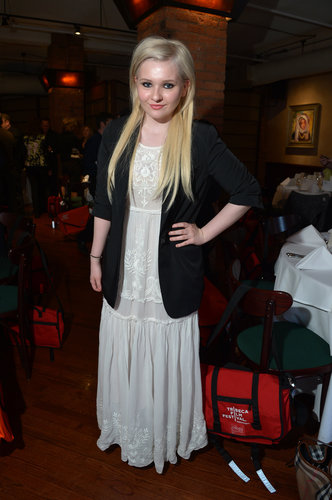 Abigail Breslin paired a black blazer with a white lace maxi dress at the juror welcome lunch.
Abigail Breslin paired a black blazer with a white lace maxi dress at the juror welcome lunch.