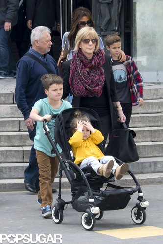 Victoria Beckham Joins Her Family in Paris Victoria Beckham Joins Her Family in Paris