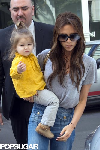 Victoria Beckham Joins Her Family in Paris Victoria Beckham Joins Her Family in Paris