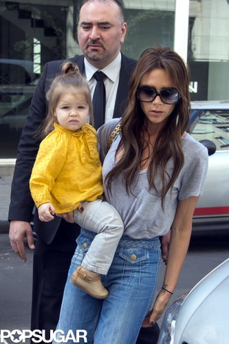 Victoria Beckham Joins Her Family in Paris Victoria Beckham Joins Her Family in Paris