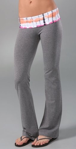 Tie Dye Waist Band Yoga Pants