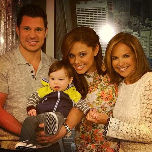 Nick and Vanessa Lachey made a stop on Katie Couric's talk show with their son, Camden.
Source: Twitter user katiecouric
Nick and Vanessa Lachey made a stop on Katie Couric's talk show with their son, Camden.
Source: Twitter user katiecouric