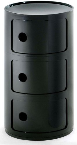 Kartell - Componibili Round 3 Door Tower