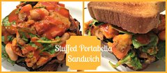Gluten Free Stuffed Portabella Sandwich