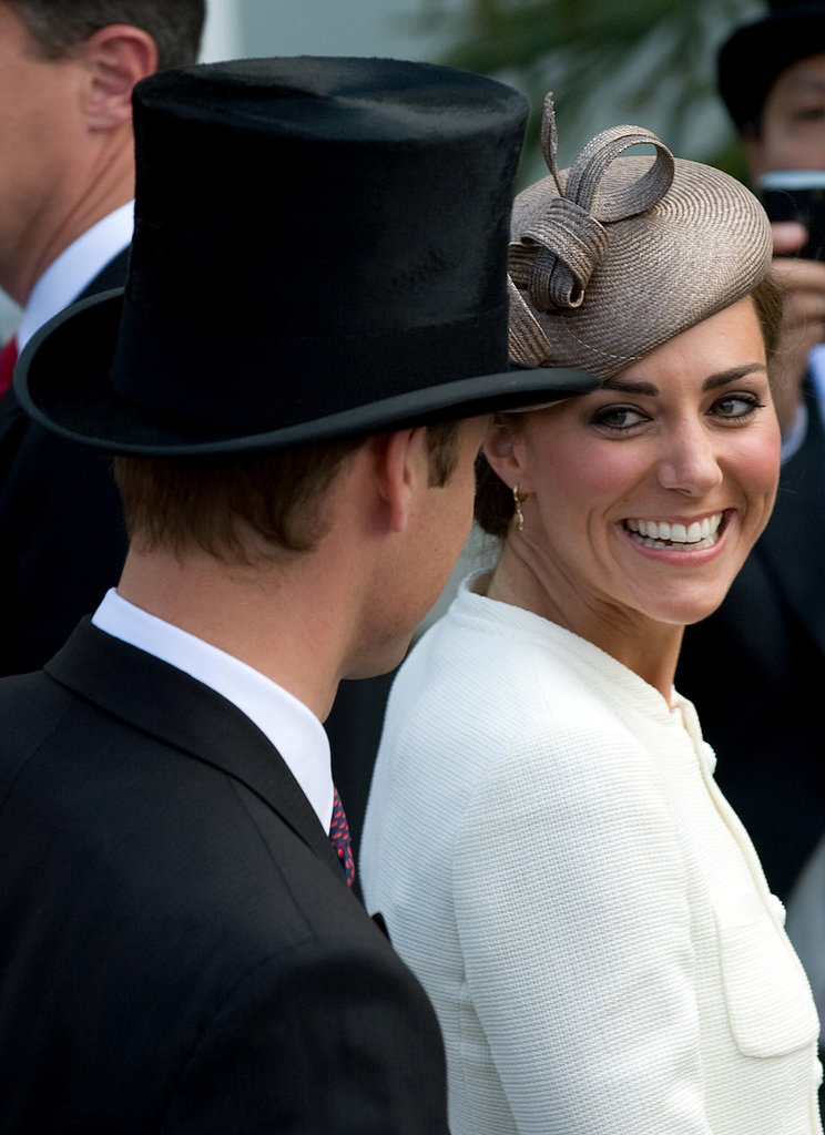 Kate gave Prince William a loving look during the Epsom Derby in June 2011.
Kate gave Prince William a loving look during the Epsom Derby in June 2011.