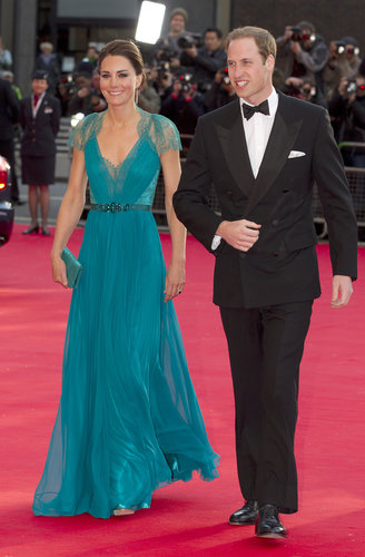 Prince William and Kate Middleton made a glamorous stop at London's Olympic Concert in May 2012.
Prince William and Kate Middleton made a glamorous stop at London's Olympic Concert in May 2012.