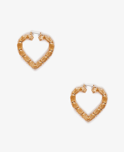 FOREVER 21 Cutout Heart Shaped Earrings