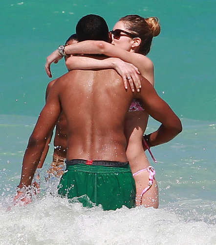 Doutzen Dons a Bikini For a Playful PDA Session With Sunnery Doutzen Dons a Bikini For a Playful PDA Session With Sunnery