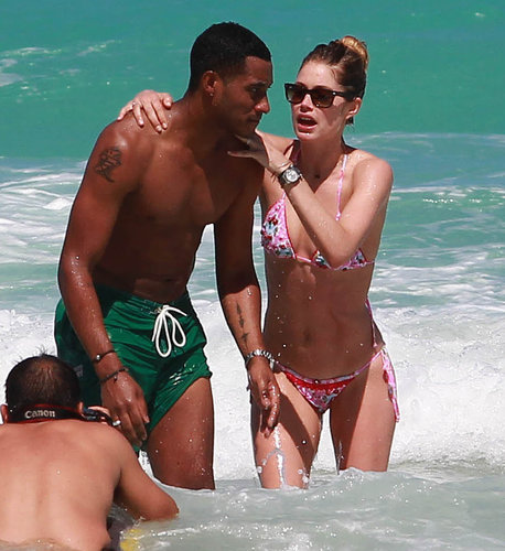 Doutzen Dons a Bikini For a Playful PDA Session With Sunnery Doutzen Dons a Bikini For a Playful PDA Session With Sunnery