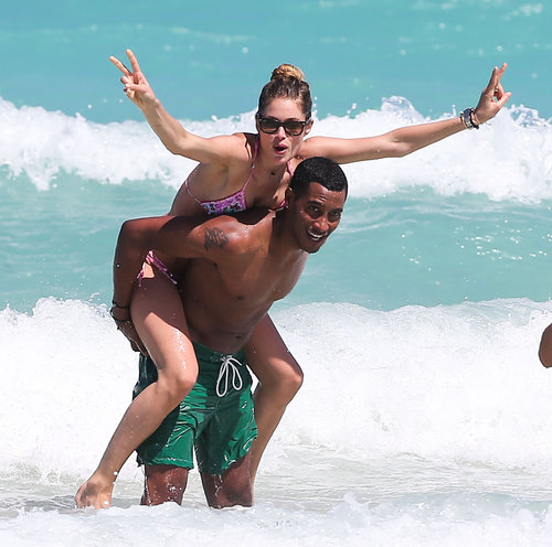 Doutzen Dons a Bikini For a Playful PDA Session With Sunnery Doutzen Dons a Bikini For a Playful PDA Session With Sunnery