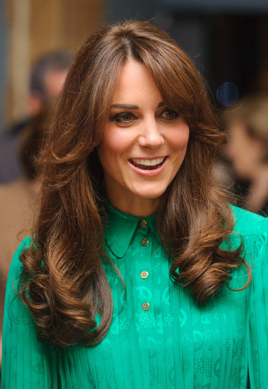 Kate debuted a beautiful blowout along with some new fringe at the opening of the Natural History Museum's Treasure Gallery in 2012.
Kate debuted a beautiful blowout along with some new fringe at the opening of the Natural History Museum's Treasure Gallery in 2012.